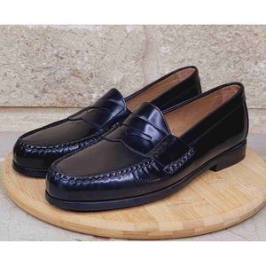 Johnston & Murphy Hayes Sheepskin Penny Loafer Dress Shoe Size US 10 M
